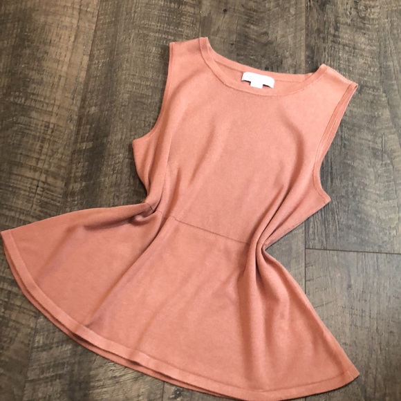 LIZ CLAIBORNE PEACH SLEEVELESS BLOUSE SIZE S - Picture 3 of 7